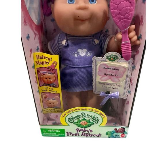 1999 CABBAGE PATCH KIDS BABYS FIRST HAIRCUT Janissa Colleen NIB - Picture 8 of 9